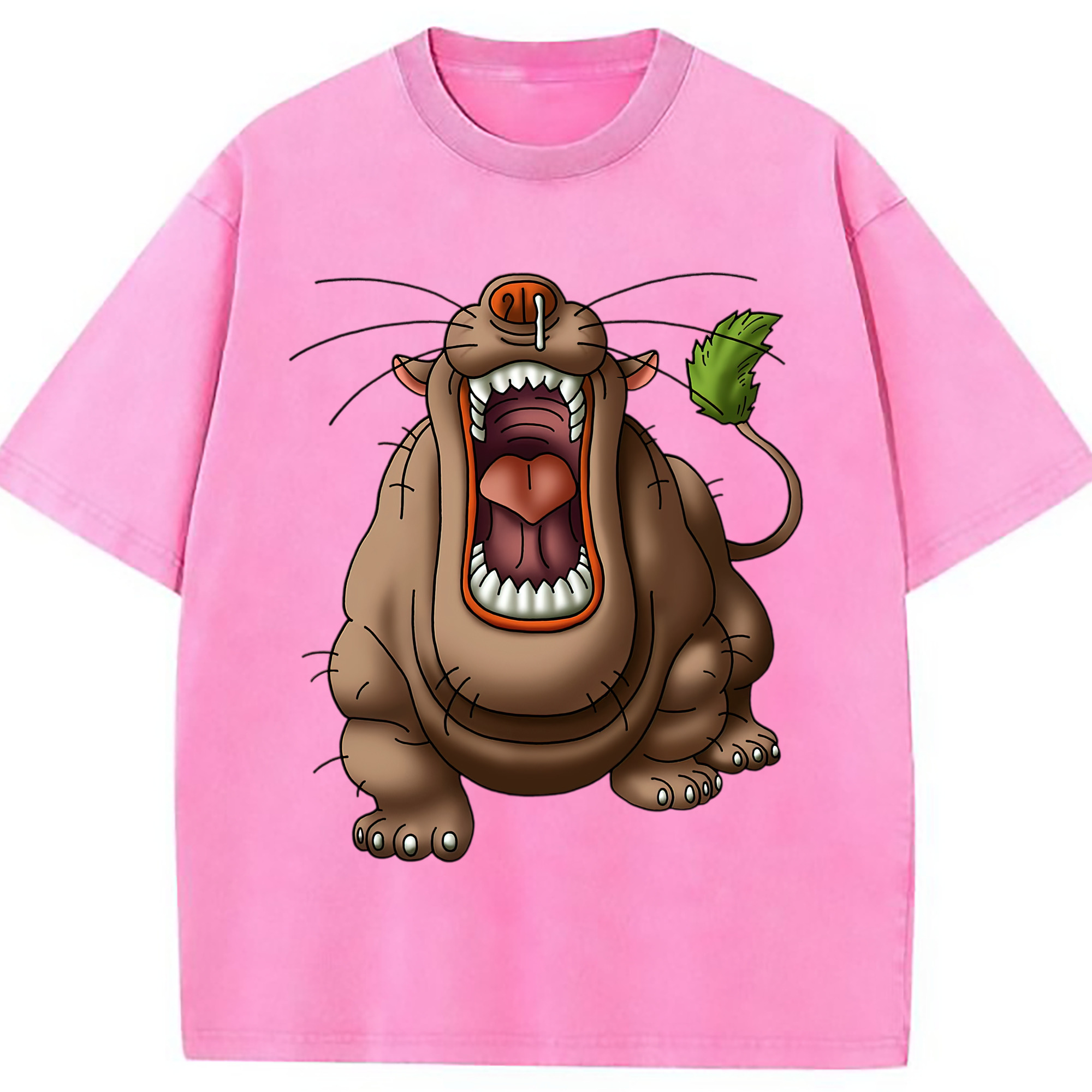 （画像用） ドラゴンクエスト Doragon Kuesuto Dragon Quest 綿100% ヴィンテージ風 半袖Tシャツ（フロントプリント）